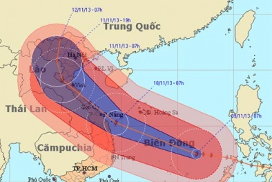 Phân tích bão số 14 - Haiyan: Siêu mạnh, siêu dị thường